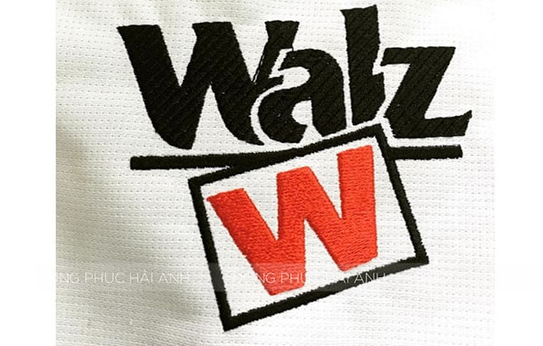 Thêu vi tính logo Walz