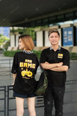 Áo lớp caro màu đen A6