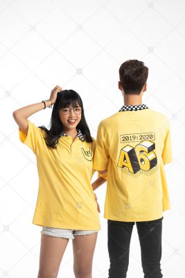 Áo lớp caro màu vàng cúc A6