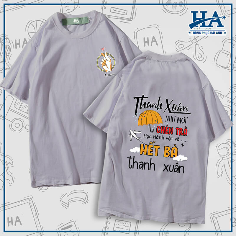 Thiết kế áo lớp oversize đẹp với phong cách Typo