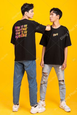 Mẫu áo lớp Hologram màu đen 12A4