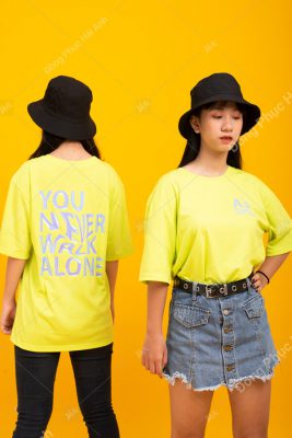 Mẫu áo lớp Hologram màu Neon A3