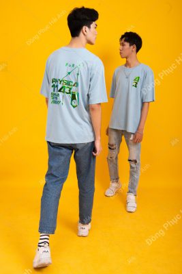 Mẫu áo lớp Hologram màu xanh avatar a3