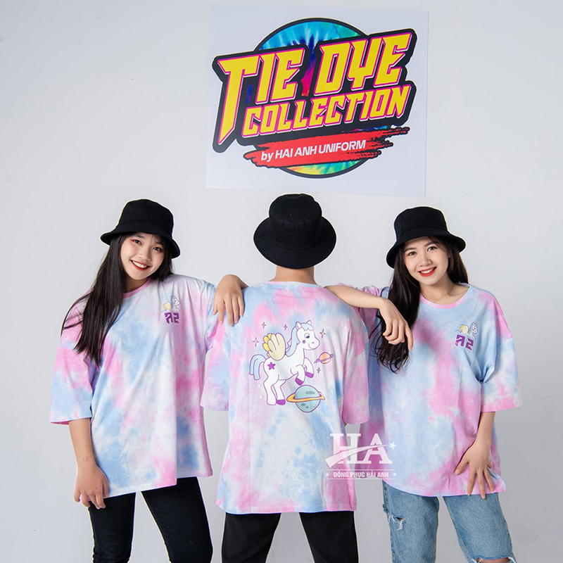 Mẫu áo lớp tie dye 04