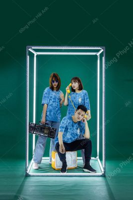 Mẫu áo lớp Patchy Navy 01
