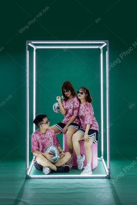 Mẫu áo lớp Patchy Pinky 01