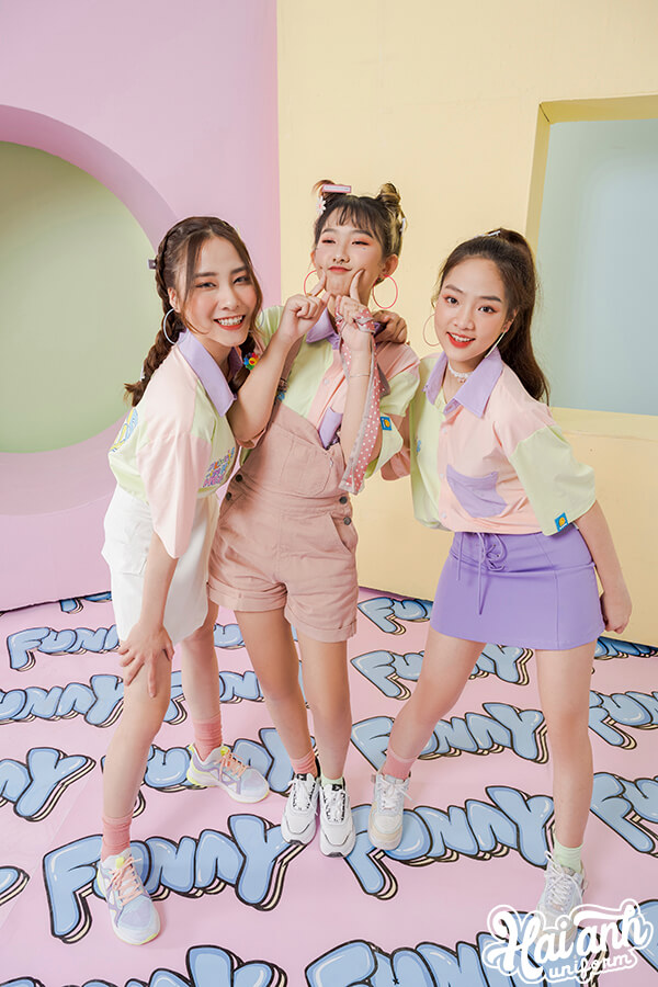 BST áo sơ mi lớp Funny với nhiều màu sắc đại diện cho những phong cách khác nhau