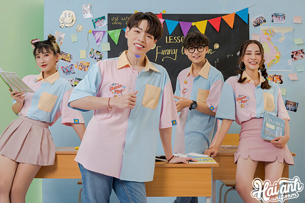 Đặt ngay áo lớp sơ mi Funny tại Hải Anh Uniform để nhận ngay những ưu đãi hấp dẫn