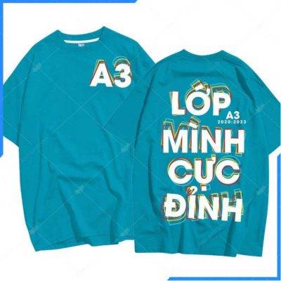 Mẫu áo lớp Oversize màu lý A3 đẹp nhất 2022