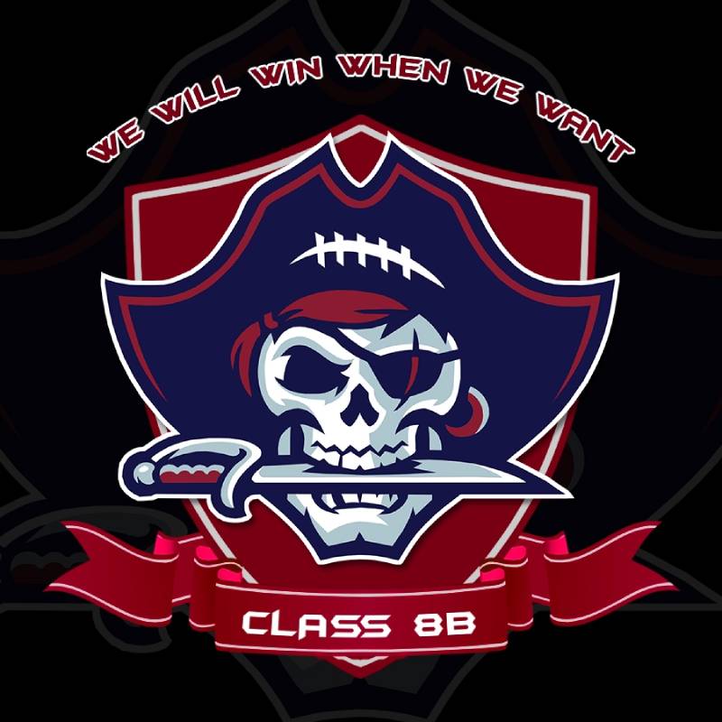 Logo lớp 8b cướp biển độc đáo, ấn tượng cho các thành viên lớp 8b