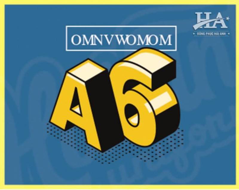 Mẫu logo lớp A6 omnvwomom đẹp, phong cách