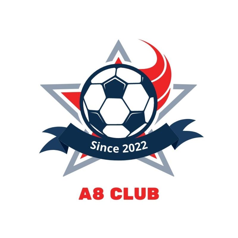Mẫu logo lớp A8 hình quả bóng ngôi sao " Since 2022"
