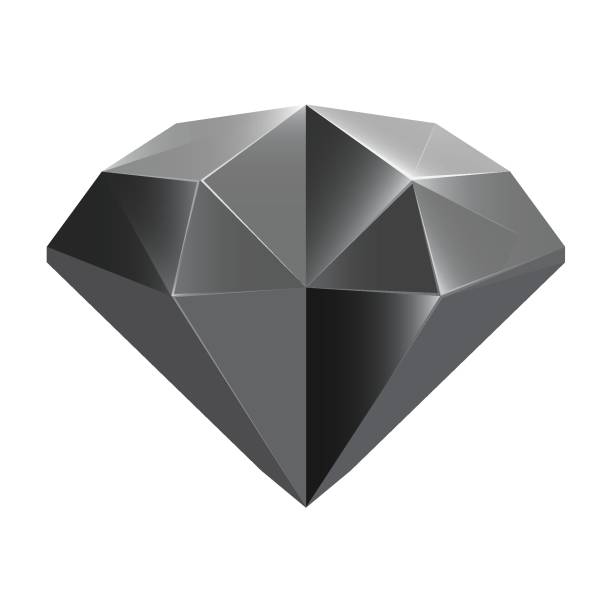 Mẫu logo hình kim cương tối giản màu xám