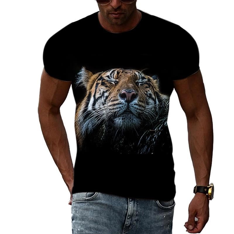 Mẫu áo 3D hình con hổ mạnh mẽ cho phái mạnh