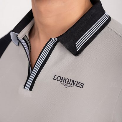 Chi tiết logo áo đồng phục công ty Longines