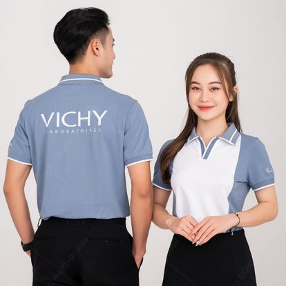 Chất liệu PiqueCool dùng cho áo đồng phục doanh nghiệp Vichy