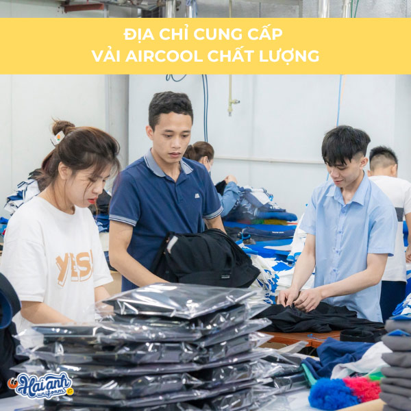 Địa chỉ cung cấp vải Aircool chất lượng - Hải Anh Uniform