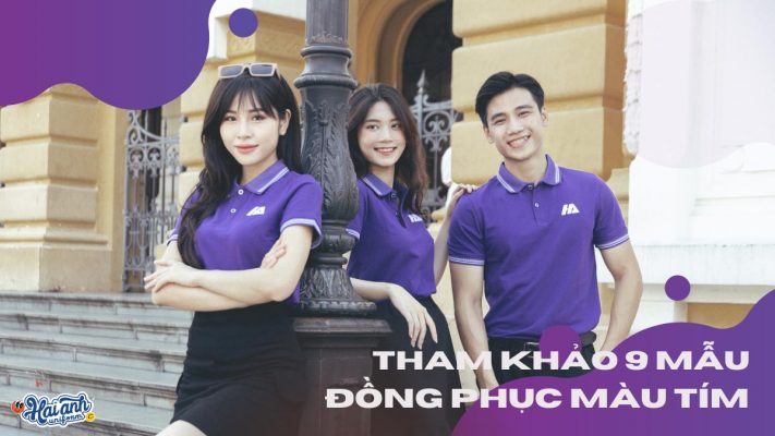 Đừng bỏ lỡ 9 mẫu đồng phục công ty màu tím đẹp 2024