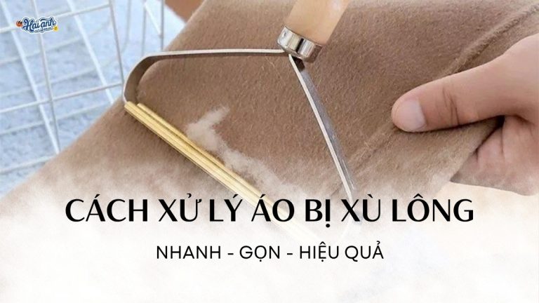 cách xử lý áo bị xù lông hiệu quả, nhanh chóng
