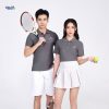 Hình logo được in sắc nét trên mẫu áo đồng phục