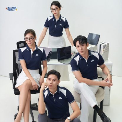 Kiểu dáng áo polo vừa vặn, tôn dáng khi mặc