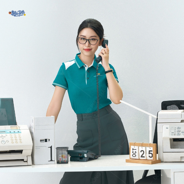 Thiết kế sử dụng màu xanh lý chủ đạo, tạo cảm giác nhẹ nhàng