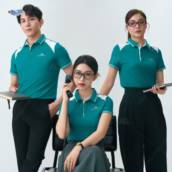 Mẫu áo polo form unisex, phù hợp cho cả nam và nữ