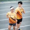 Áo thun đồng phục Run 4 Change thiết kế tối giản, dễ mặc