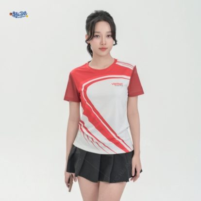 Áo thun đồng phục Viettel sở hữu kiểu dáng năng động