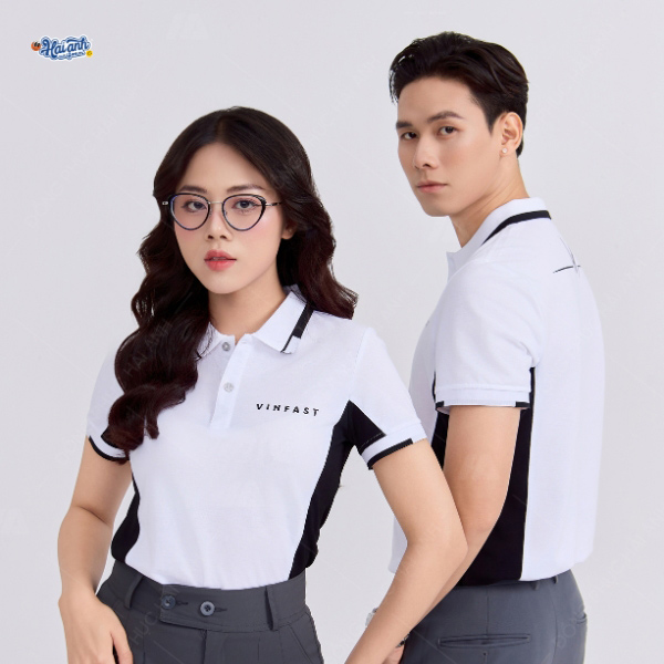 Áo polo đồng phục Vinfast mang phong cách hiện đại, chuyên nghiệp