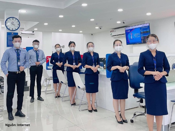Mẫu áo vest đồng phục công sở ngân hàng SCB dành cho nữ