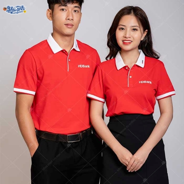 Hải Anh Uniform gợi ý thiết kế đồng phục polo mới dành cho ngân hàng HDBank