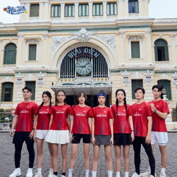 Mẫu đồng phục áo thun giải chạy ngân hàng thiết kế tại Hải Anh Uniform