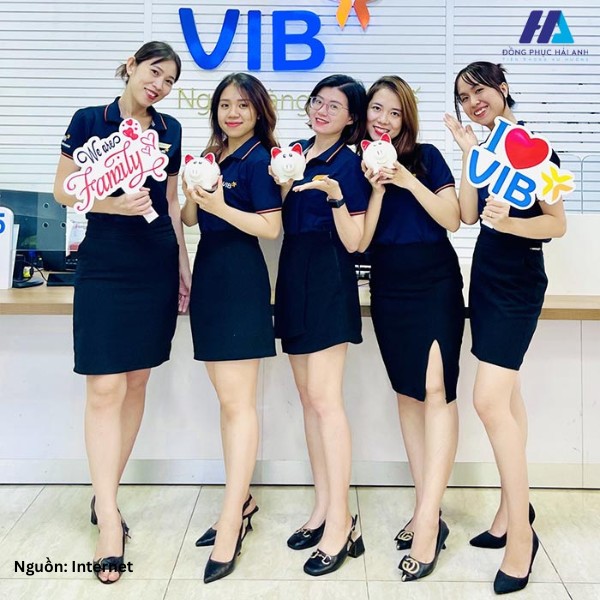 Thiết kế đồng phục polo VIB hiện tại