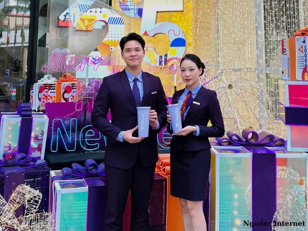 Mẫu áo vest đồng phục dành cho nam và nữ của TPBank