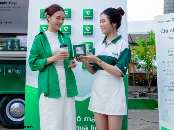 Mẫu áo polo sự kiện quảng bá, tri ân khách hàng của Vietcombank