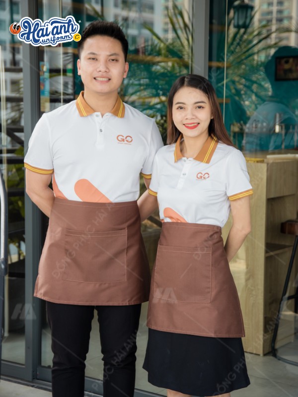 Phụ kiện tạp dề dáng ngắn cho nhân viên phục vụ