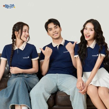 Áo polo Vietinbank sở hữu form dáng unisex đơn giản nhưng thanh lịch