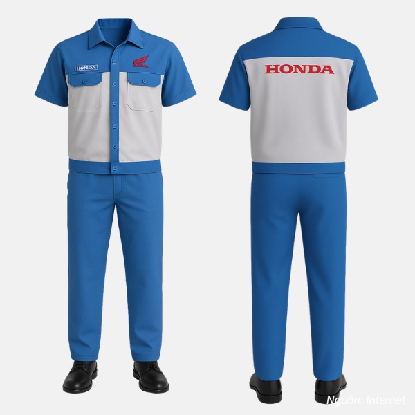 Mẫu thiết kế đồng phục kỹ thuật viên trưởng Honda