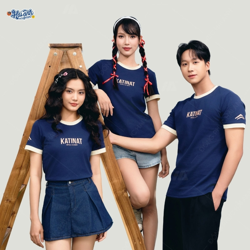 Chất liệu áo thun đồng phục Katinat mềm mịn, bền màu