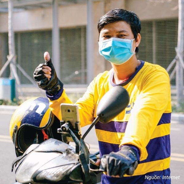 Mẫu áo thun dài tay dành cho nhân viên tài xế Be