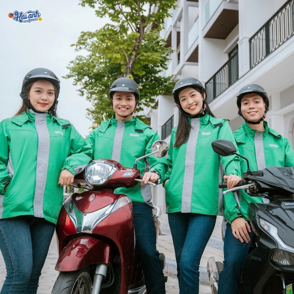 Thiết kế áo khoác Grab bởi Hải Anh Uniform