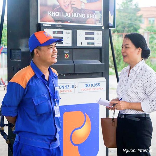 Đồng phục bảo hộ Petrolimex ấn tượng với thiết kế xanh phối cam