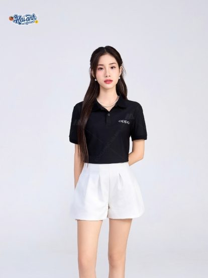 Mẫu đồng phục công ty Oppo màu đen