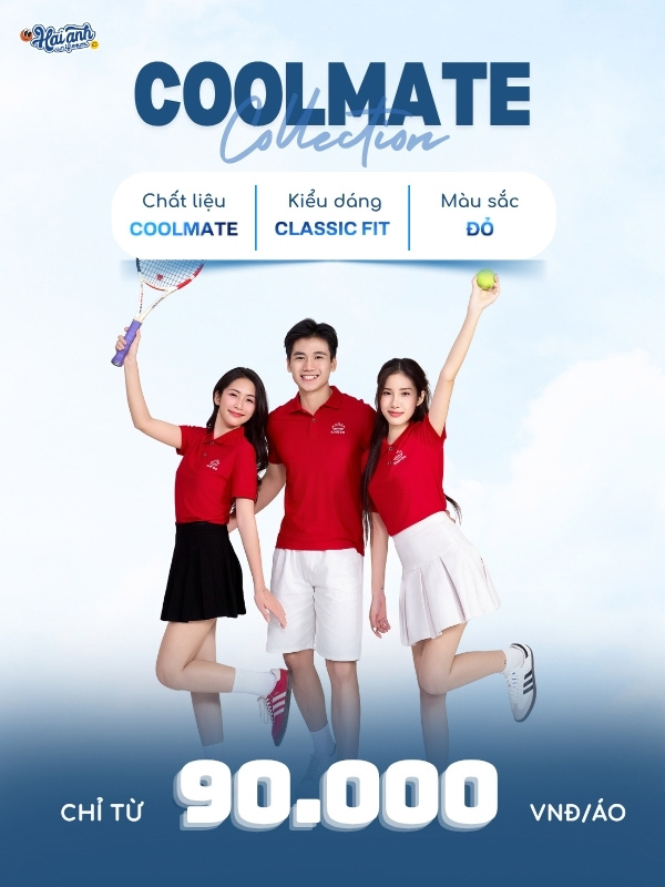 Mẫu áo polo đồng phục công ty Kinh Đô màu đỏ