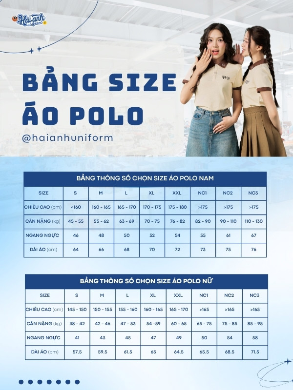 Tìm hiểu thêm về bảng size đồng phục màu kem cheese Phê La