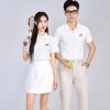 Mẫu đồng phục Honda màu trắng
