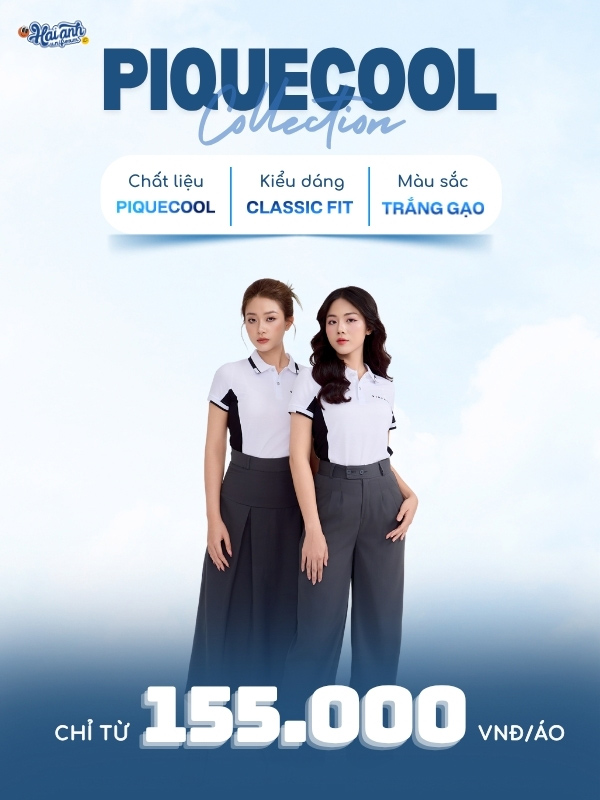 Mẫu đồng phục công ty áo polo Vinfast màu trắng phối đen