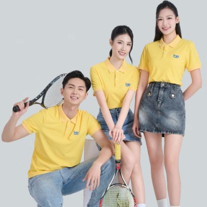Mẫu áo đồng phục Be màu vàng cúc - 3