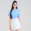 Mẫu áo polo màu xanh biển Dell